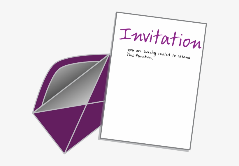 Invite Card Clip Art At Clker Invitation Clipart Png - Invitation Clip Art, transparent png #2115676