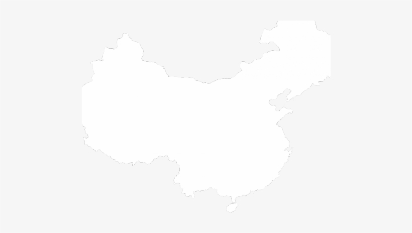 1 - White China Map Png, transparent png #2115831