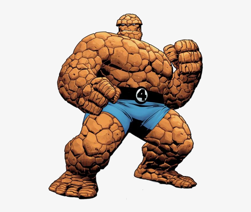 The Thing Marvel Comics - Thing Fantastic Four, transparent png #2115835