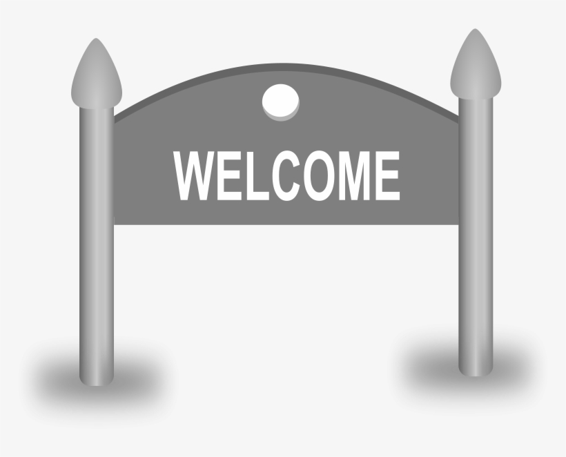 Welcome, Board, City, Entry, Invitation, Sign - Welcome Board Clip Art, transparent png #2115872