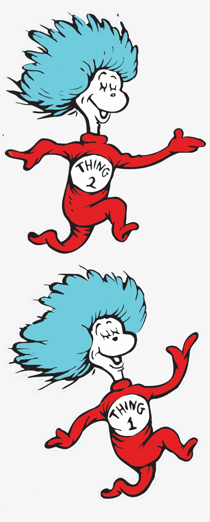 Thing 1 And Thing 2 Png, transparent png #2115956