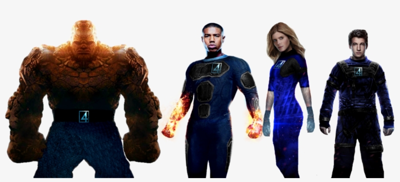 Png Quarteto Fantástico - Fantastic Four 2016 Png, transparent png #2116070