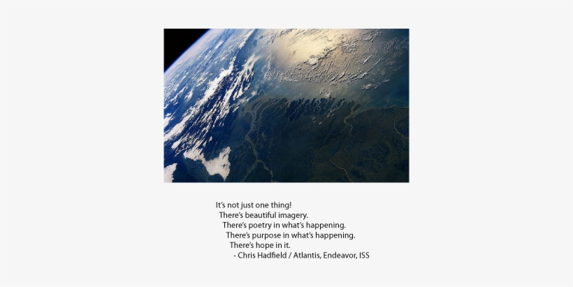 Earth Visions - Anonymous - View Of Earth From Atlantis Canvas, transparent png #2116123