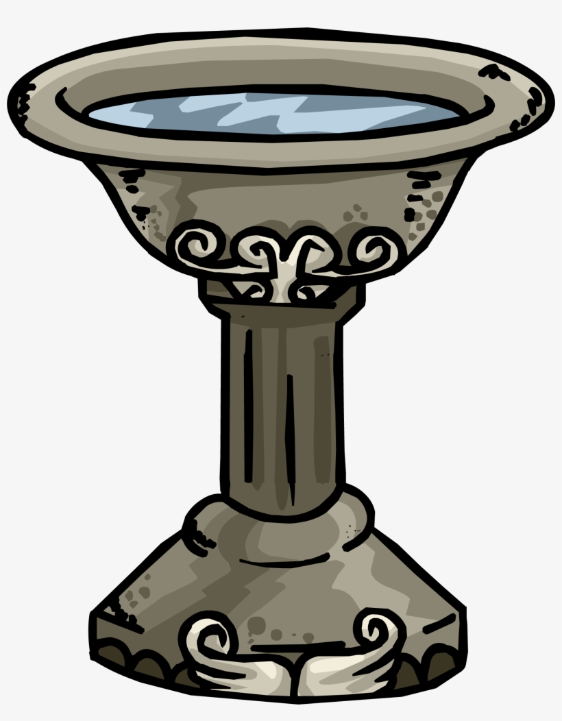 Bird Bath - Club Penguin Fountain, transparent png #2116214