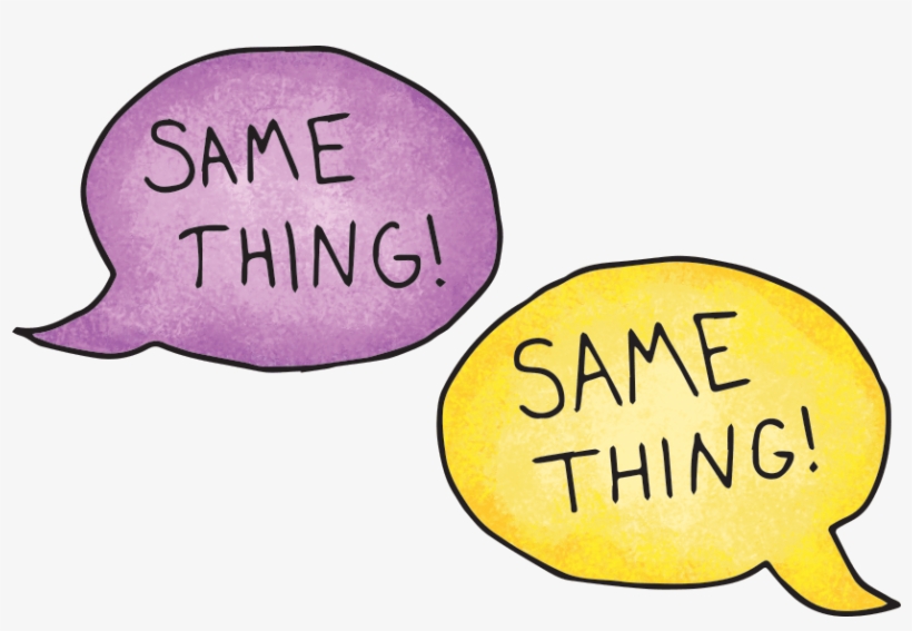 Say The Same Thing - Same Word, transparent png #2116754
