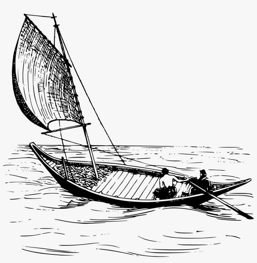 Graphic Library Download Big Image Png - Black And White Boat Png, transparent png #2116850