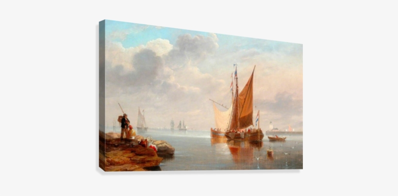 Dutch Fishing Boats Canvas Print - Dutch Fishing Boats, transparent png #2116854