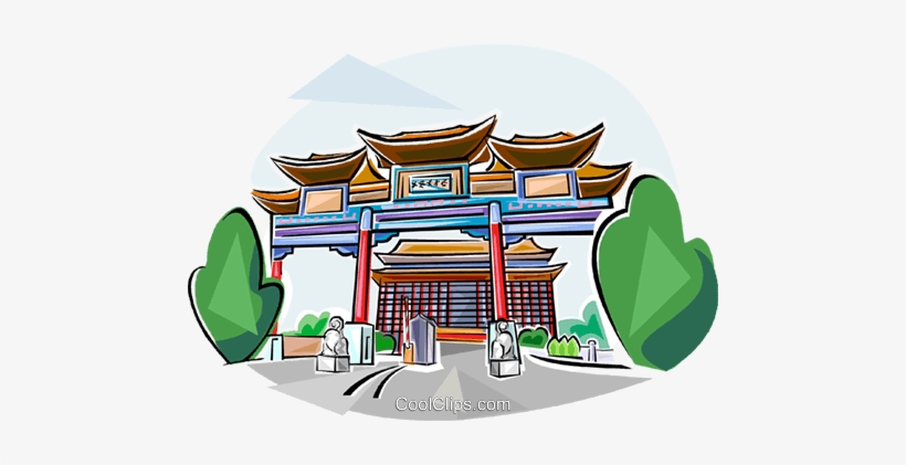 Taiwan Landmarks Royalty Free Vector Clip Art Illustration - Grand Hotel Taipei Illustration, transparent png #2117758
