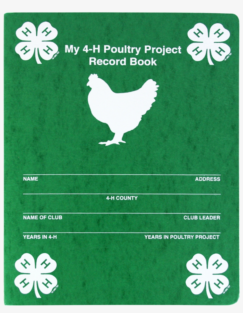 My 4-h Poultry Project Record Book - Rooster, transparent png #2117803