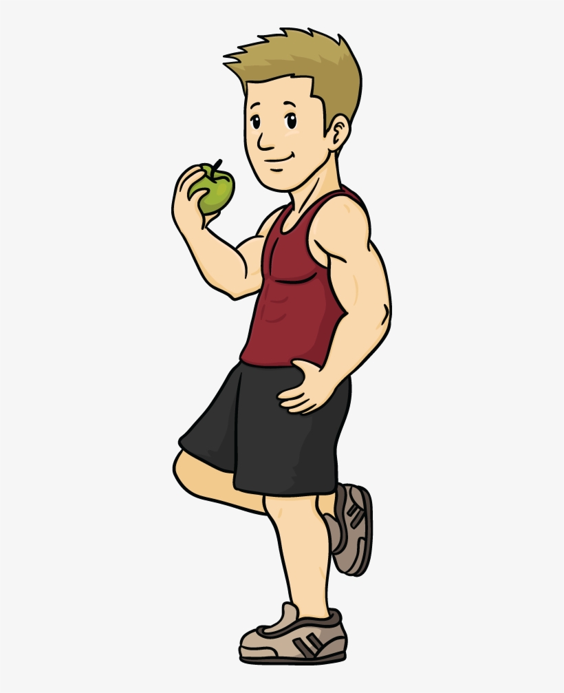 Healthy People Healthy Person Cartoon Collection Png - Fit Man Clipart -  Free Transparent PNG Download - PNGkey