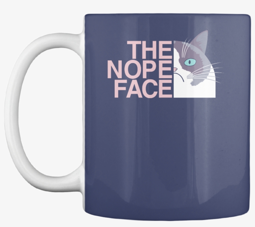 The Nope Face - Nope Face Men & Women Sport Gym Sack Drawstring, transparent png #2119914