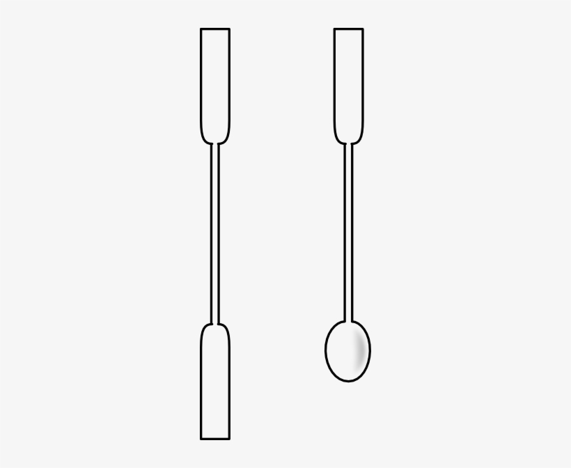 Flask Drawing Laboratory Spatula Picture Download - Spatula Drawing In Laboratory, transparent png #2120030