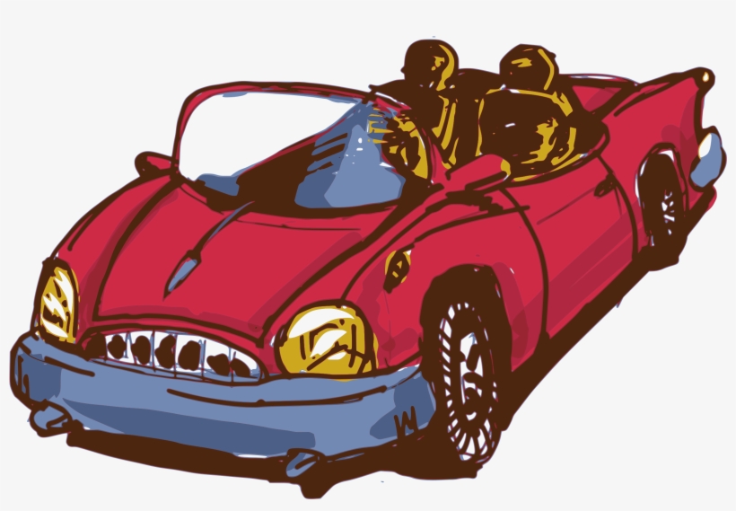 Pink Car Clip Art Royalty Free Library - Car, transparent png #2120032
