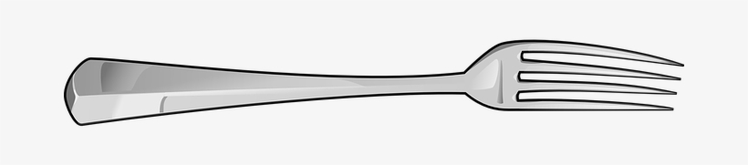 Fork Utensil Dinner Cutlery Silverware Din - Garfo Desenho Png, transparent png #2120336
