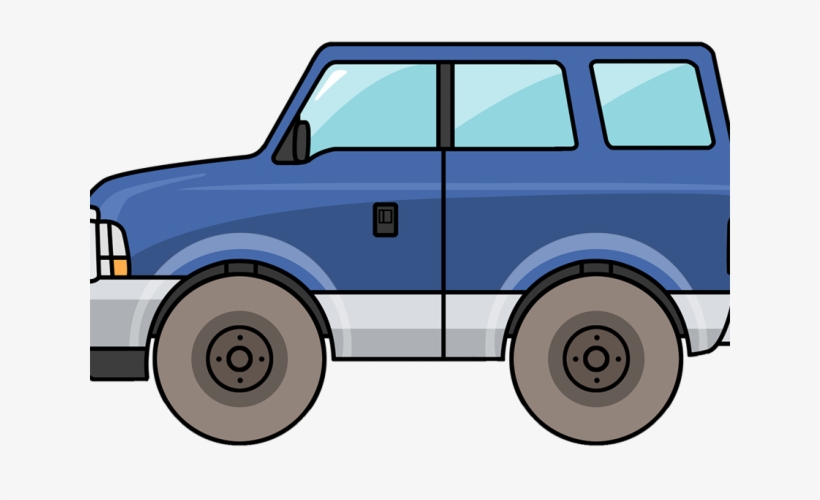 Blue Car Clipart Suv - Commercial Vehicle, transparent png #2120338