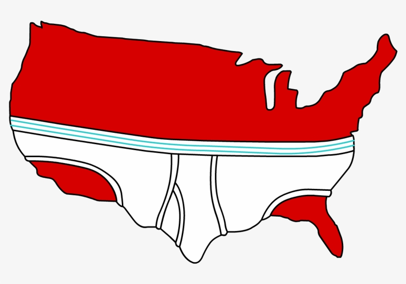 File - Usa Underwear - Png - Undergarment, transparent png #2120413