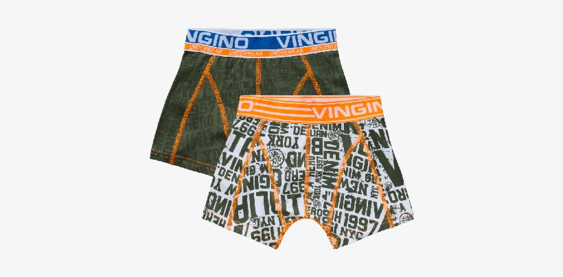 Boxershort Nyc 2-pack - Vingino Short Nyc 2 Pack Pants Army Moss, transparent png #2120446