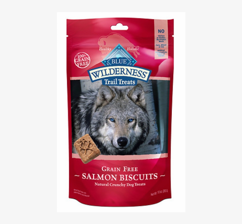 Blue Buffalo Grain Free Wilderness Salmon 10 Oz - Blue Buffalo Wilderness Dog Salmon Biscuits, transparent png #2120648