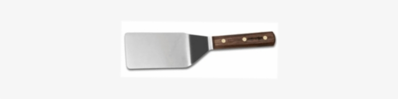 8″ Wood Handled Spatula - 5-inch Stainless Steel Turner, transparent png #2120702