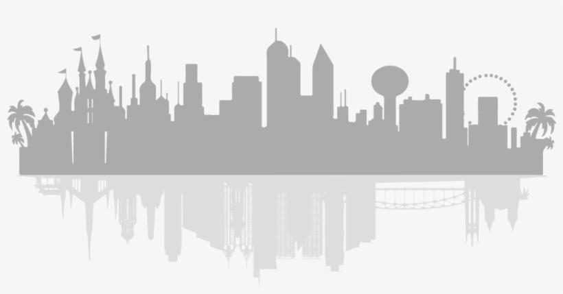 Timeisnow Official Mentoring, Brainstorming And Connecting - Orlando Skyline Silhouette, transparent png #2120828