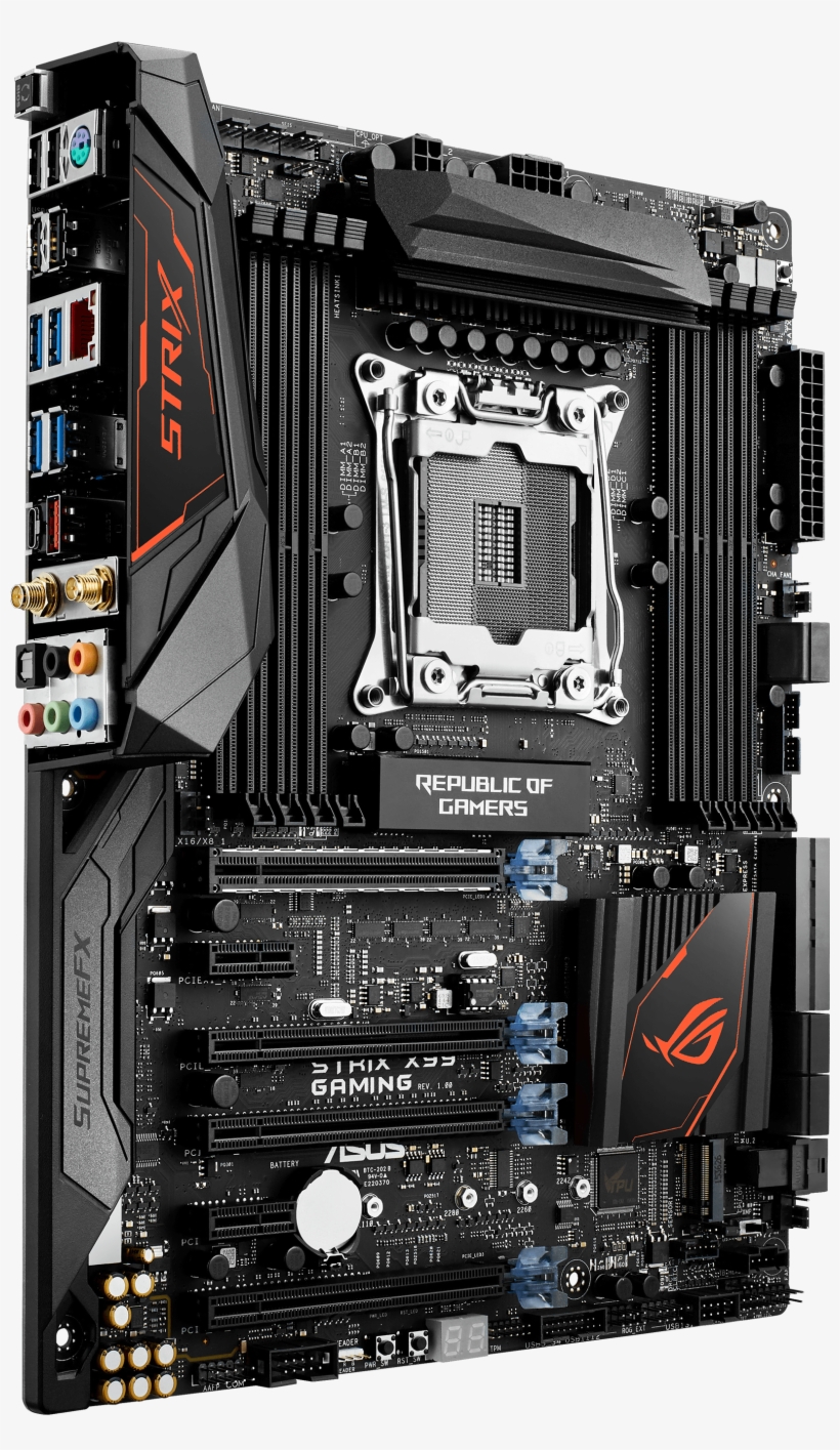 1intel Lga 2011-v3 - Asus Strix X99, transparent png #2120880