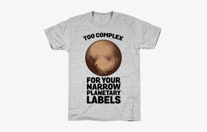Pluto- Too Complex For Your Narrow Planetary Labels - Attack On Titans T Shirt, transparent png #2121202