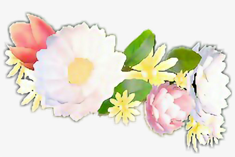 Corona Flower Flores Snapchat Coronadeflores King - Png De Snapchat Flores, transparent png #2121205