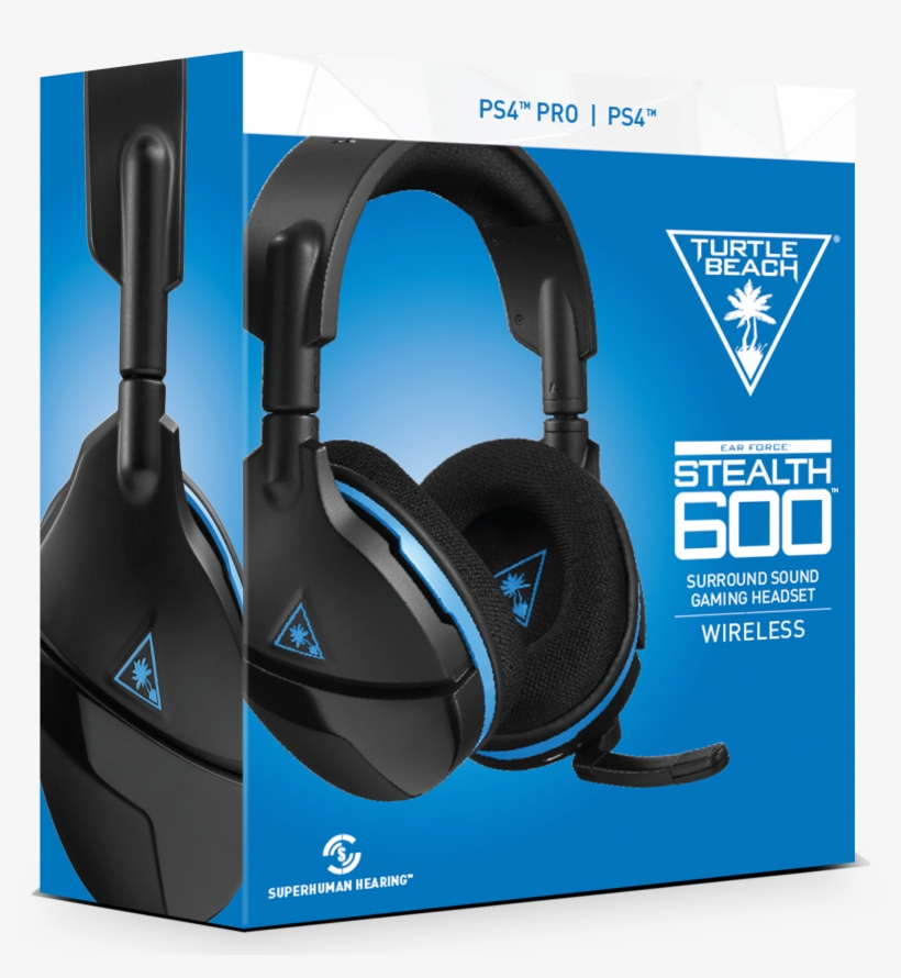 Stealth 600 Headset Playstation 4 - Turtle Beach Ear Force Stealth 600, transparent png #2121650