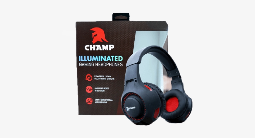 Champ Gaming Headphone - Champ Illuminated Gaming Headphones, transparent png #2121683
