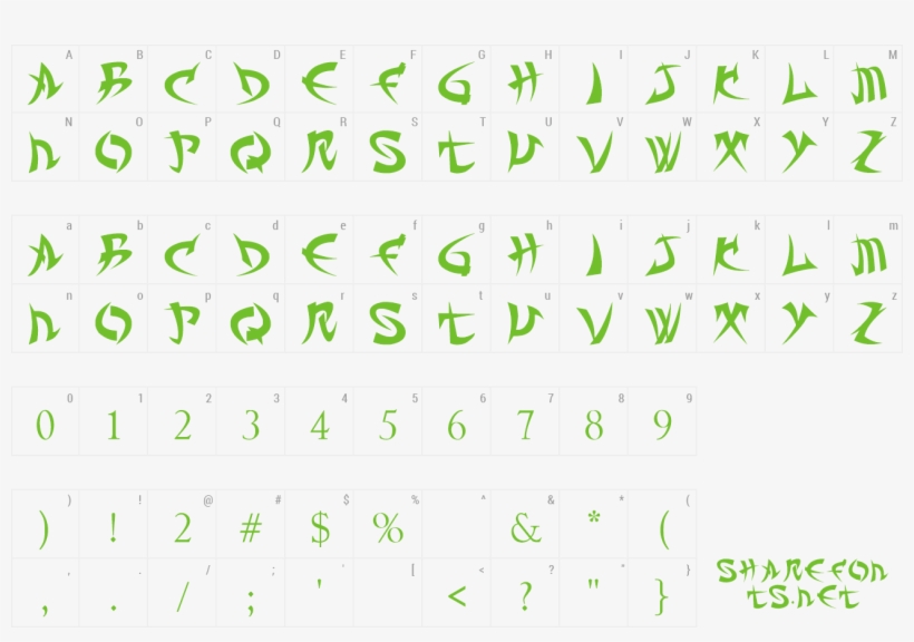 Font Troll Kabb Preview - Number, transparent png #2121775