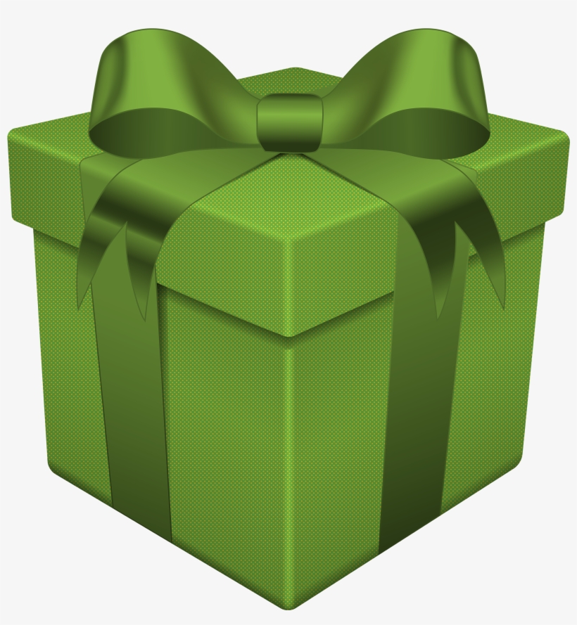 Gift Box Transparent Png Clip Art Gallery - Green Gift Box Png, transparent png #2121883
