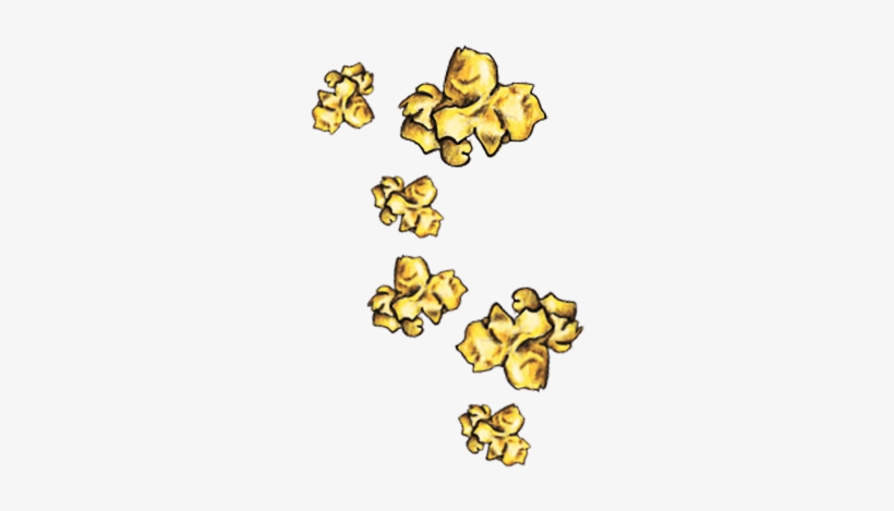 Popcorn Kernel Png Png Free Library - Cartoon, transparent png #2122116