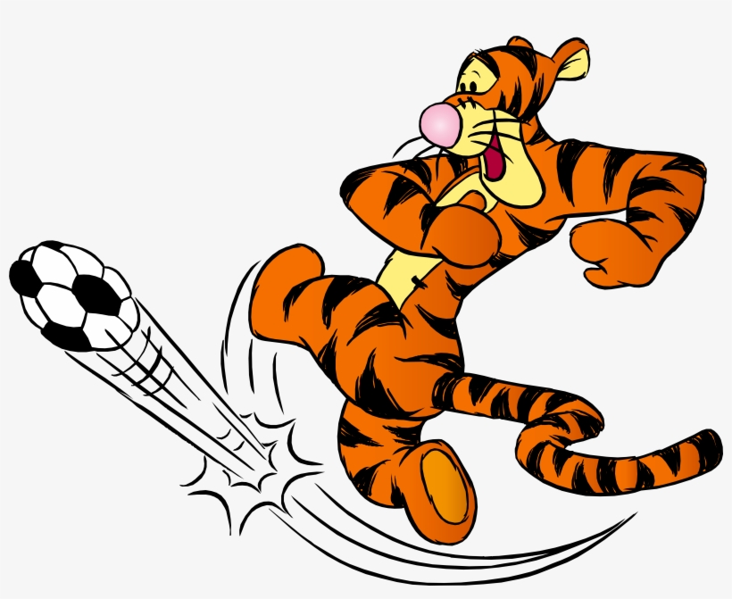 Tigger Footballer Png Clip Art, transparent png #2122304