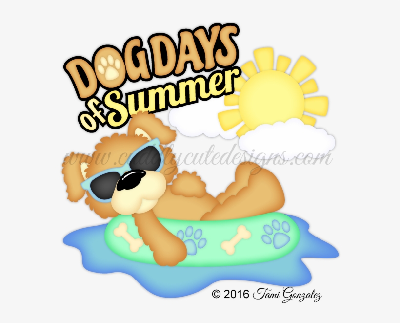 Dog Days Of Summer Clipart Freeuse Library - Clip Art, transparent png #2122628