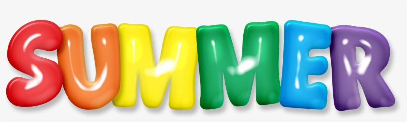 Summer Clipart Word Art - Summer, transparent png #2122972