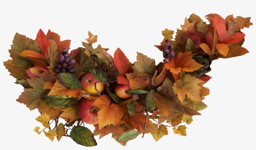 Digital Scrapbooking Thanksgiving Leaf Clip Art - Autumn Leaves Cluster, transparent png #2122999