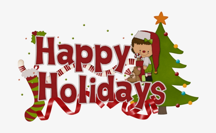Holidays Clipart Happy Holiday - Happy Holidays Png Transparent, transparent png #2123117