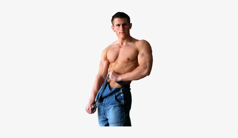 Male Stripper Png - Male Jeans Shirtless Png Transparent, transparent png #2123699