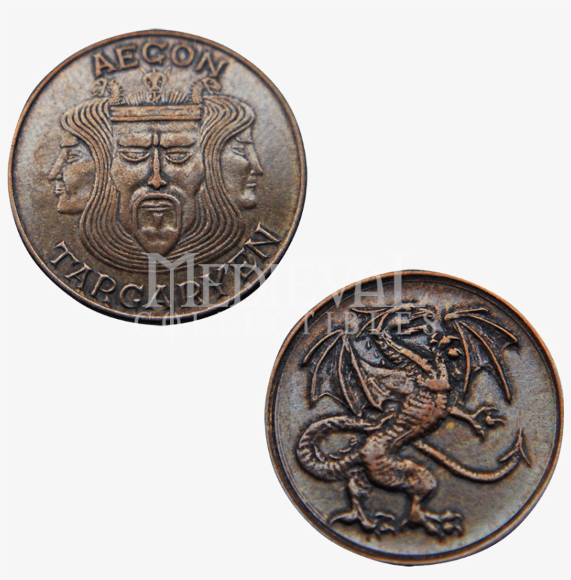Aegon I Targaryen Copper Penny - Game Of Thrones Copper Penny Of Aegon I Targaryen Co, transparent png #2124219