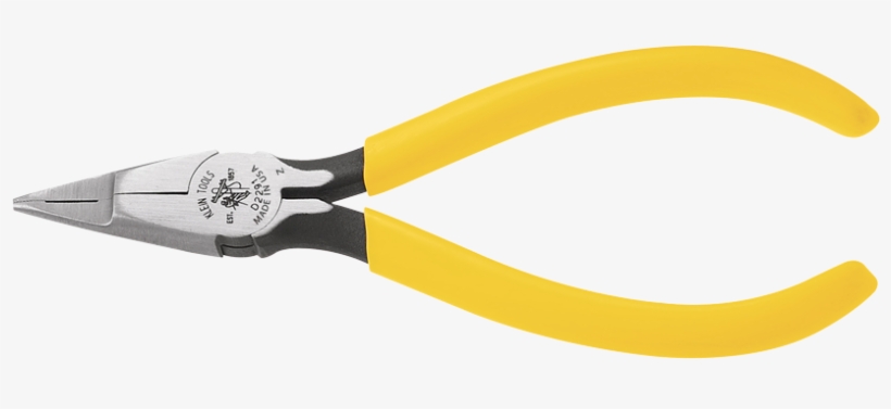 D2291 - Klein Tools Long-nose Telephone Work Pliers - Long-nose, transparent png #2124480