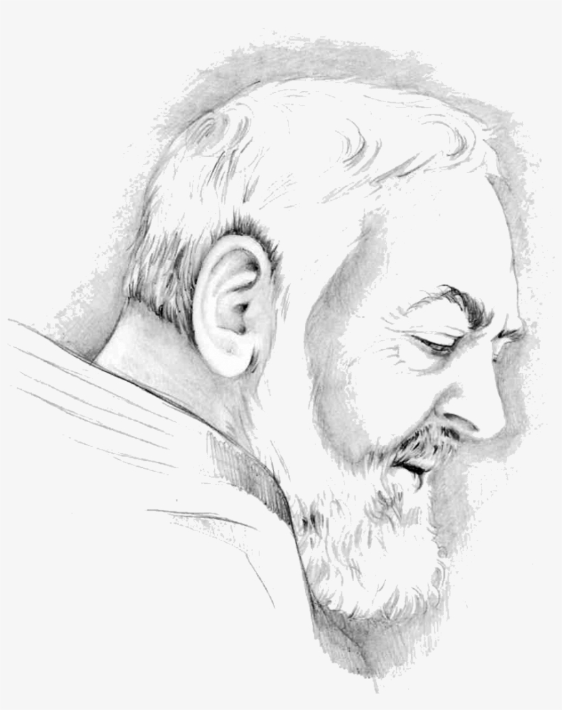 Saopio Sao Padre Pio Desenho Free Transparent Png Download Pngkey