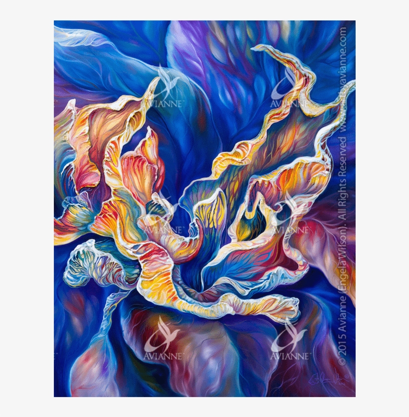 Pacific Hybrid Iris Original - Painting, transparent png #2124634