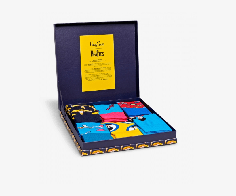 Happy Socks The Beatles Collector Box Of 6, transparent png #2124698