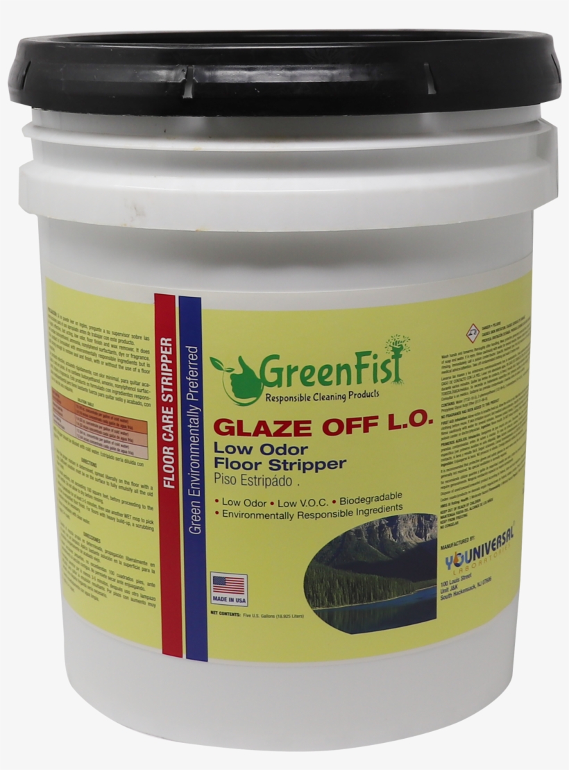 Glaze Off Floor Stripper Acrylic Based Surface Under - Pail, transparent png #2124764