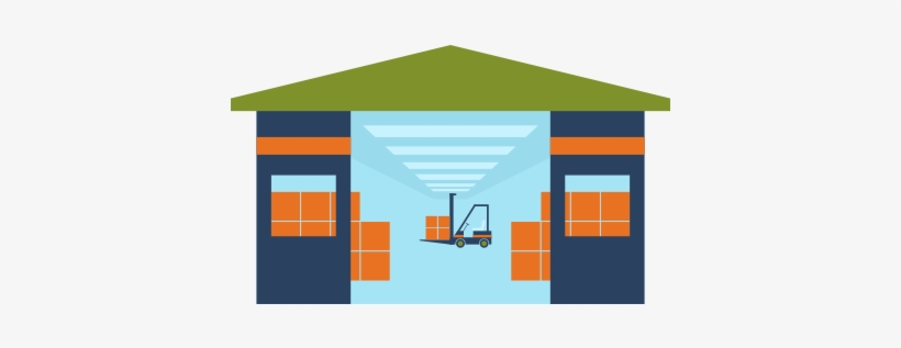Warehouse Clipart Wearhouse - Warehouse Clipart Png Front View, transparent png #2125090
