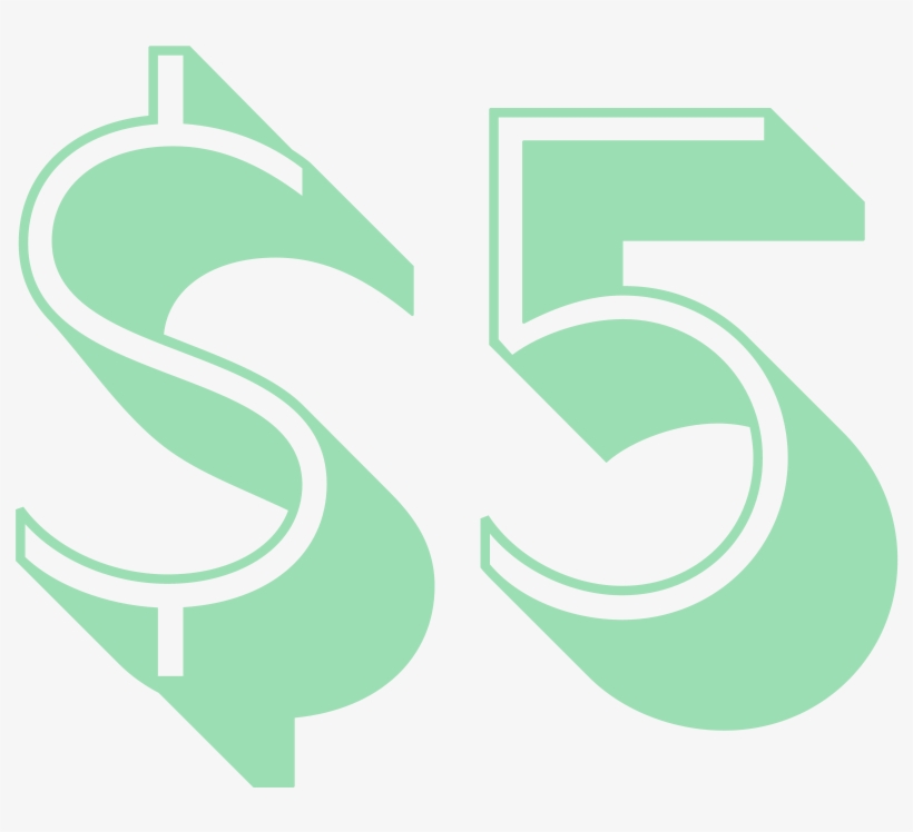 $5 - Portable Network Graphics, transparent png #2126242