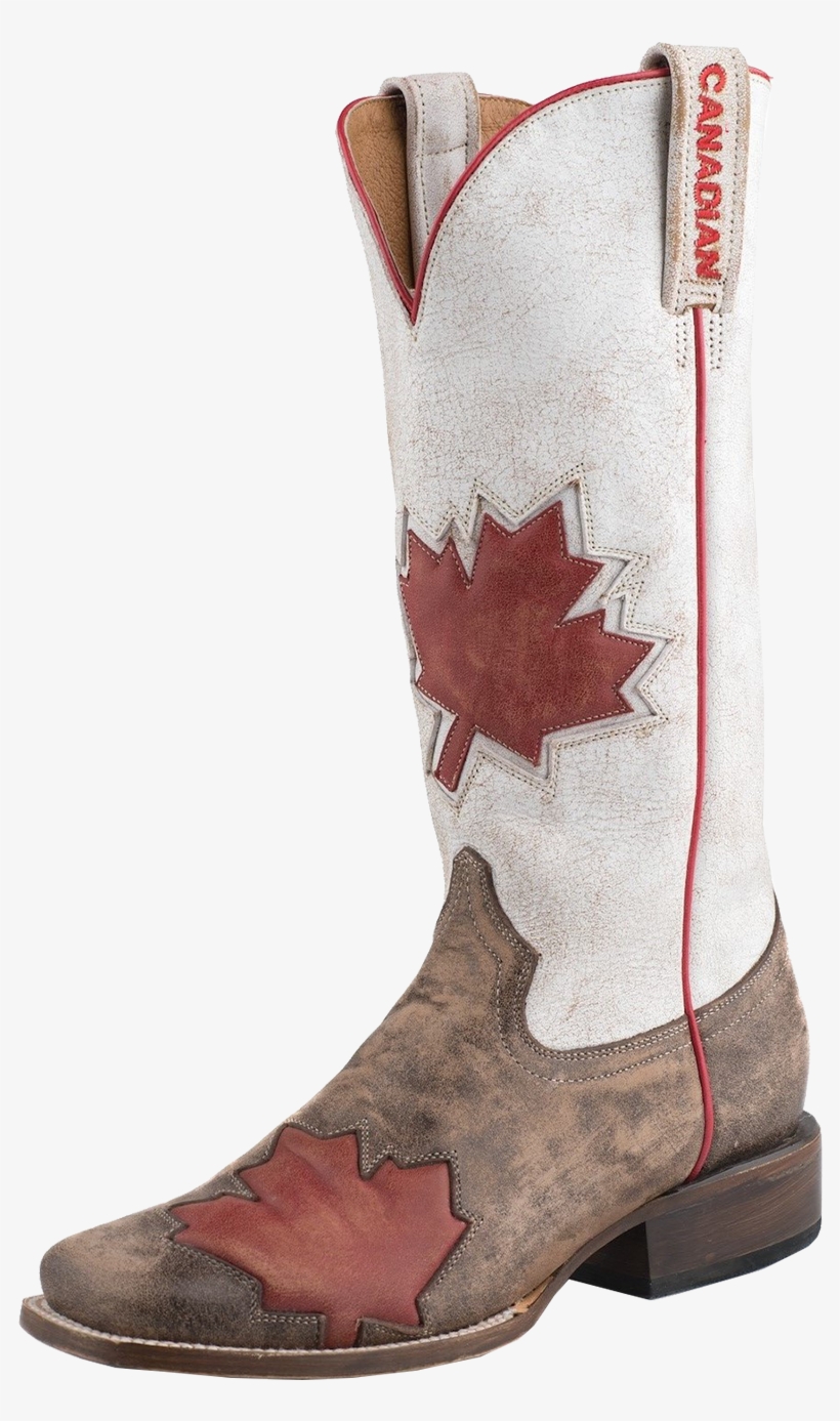 Loading Detail - Canadian Flag Cowboy Boots, transparent png #2126733