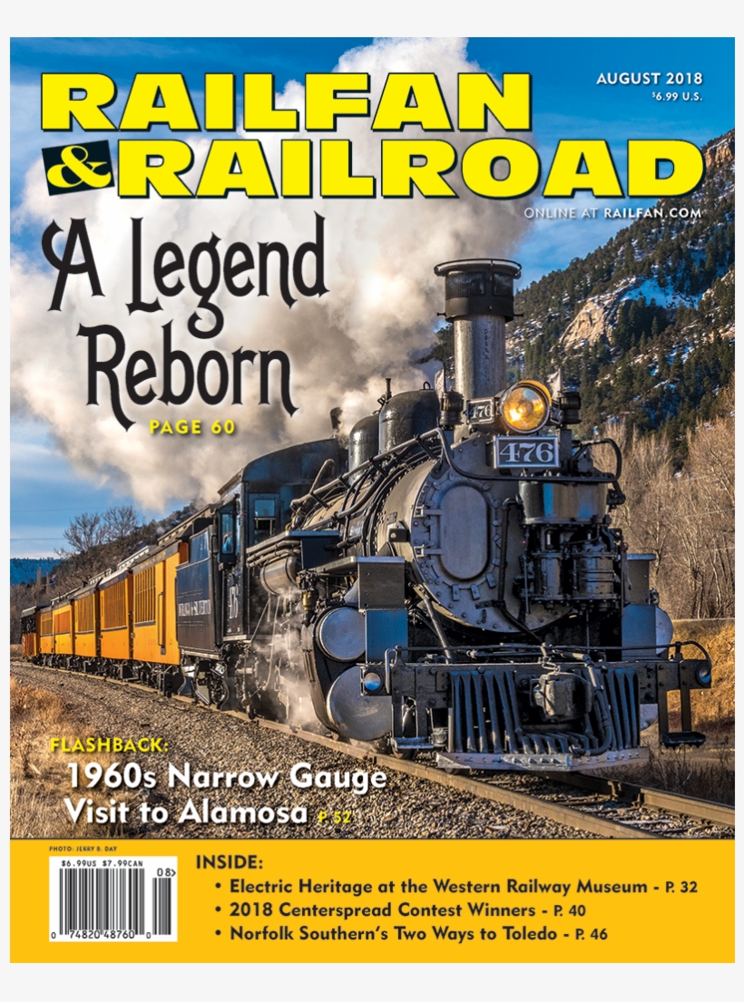 Railfan & Railroad August - Railroad Magazine, transparent png #2126983