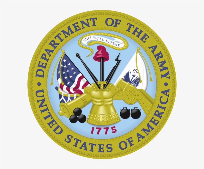 Department Of The Army Seal - Department Of The Army Logo Vector, transparent png #2127324