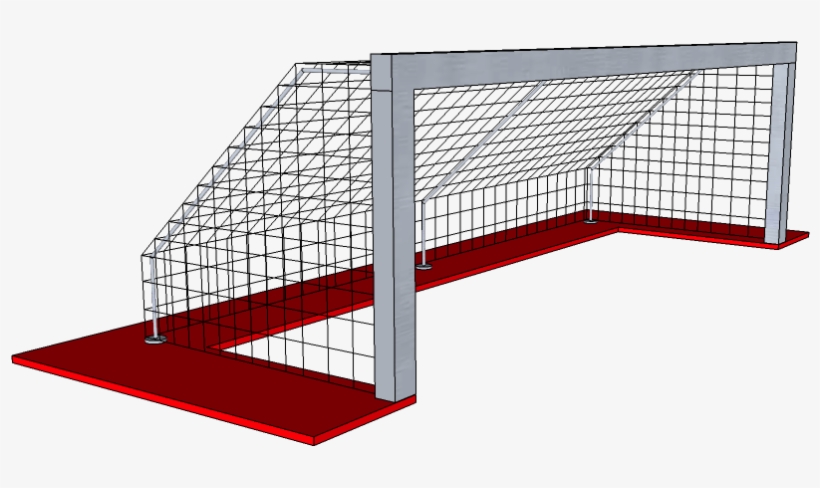 Goal Post Png Image Royalty Free - Water Polo Goal Post Size, transparent png #2127618